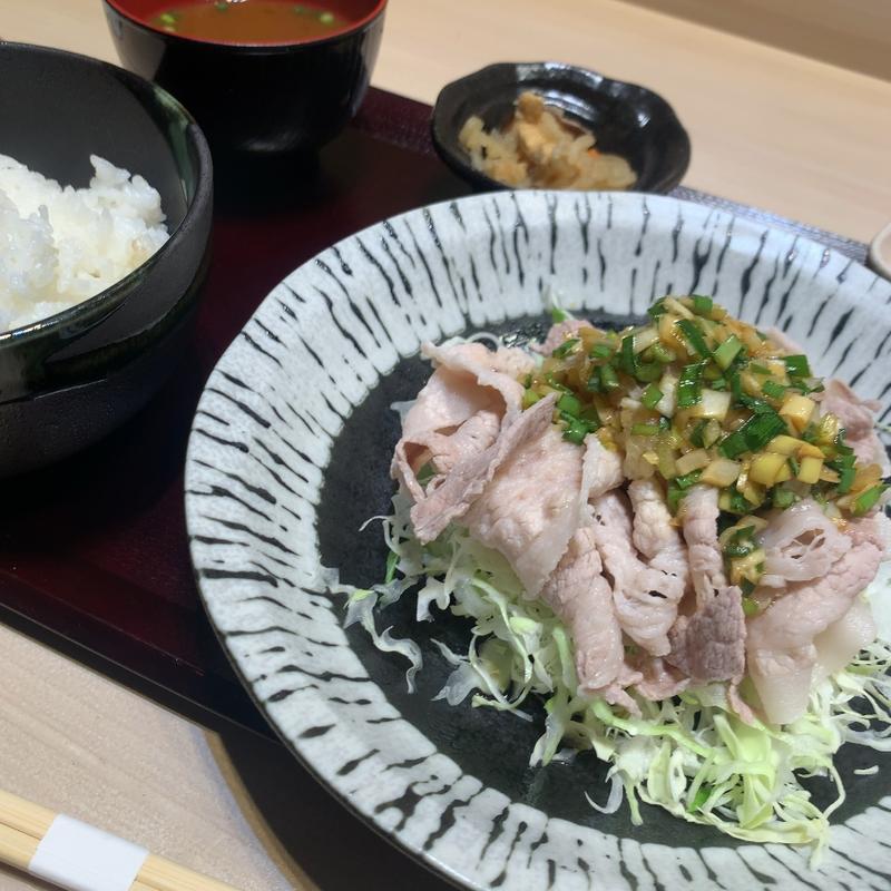 冷しゃぶ御膳(焼鳥　代官山　いちりん)