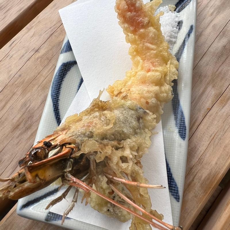 海老の天麩羅(青山 川上庵)