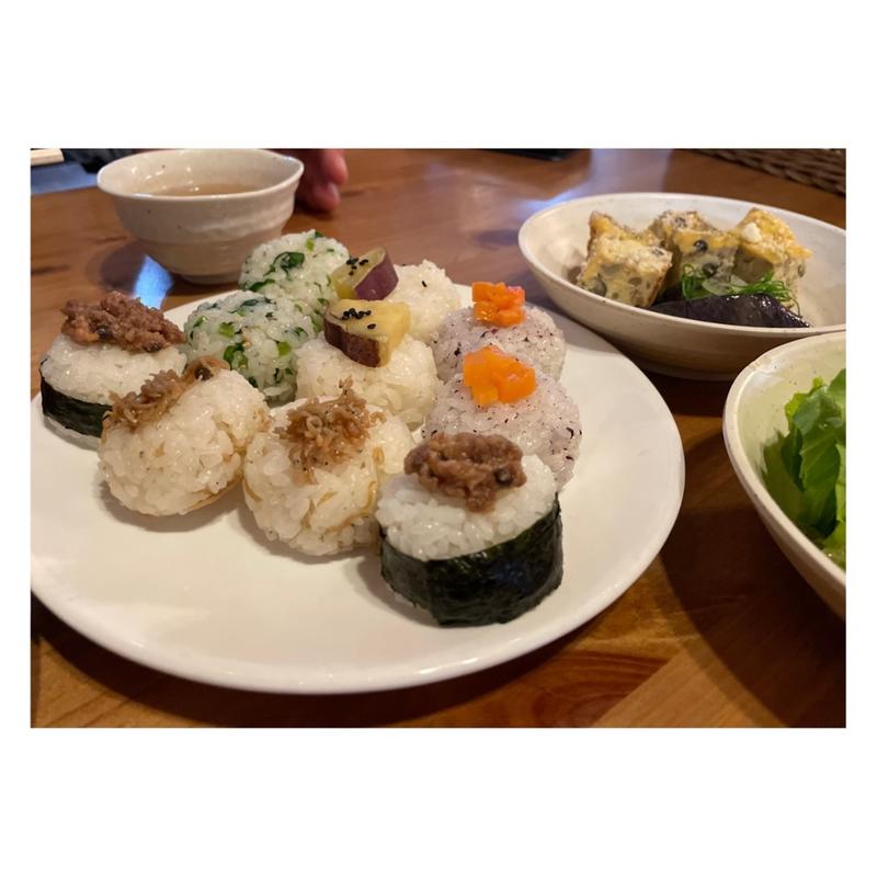 里の恵み　おにぎりランチ(来隣 （大原リバーサイドカフェ キリン）)