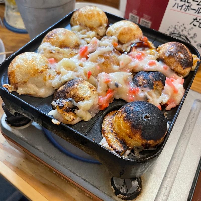 自分で作る手作りたこ焼き(串カツ田中 錦三丁目店)