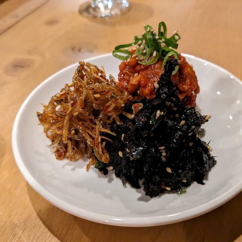 とりあえず3種盛合せ(韓国スタンド＠（アットマーク）)