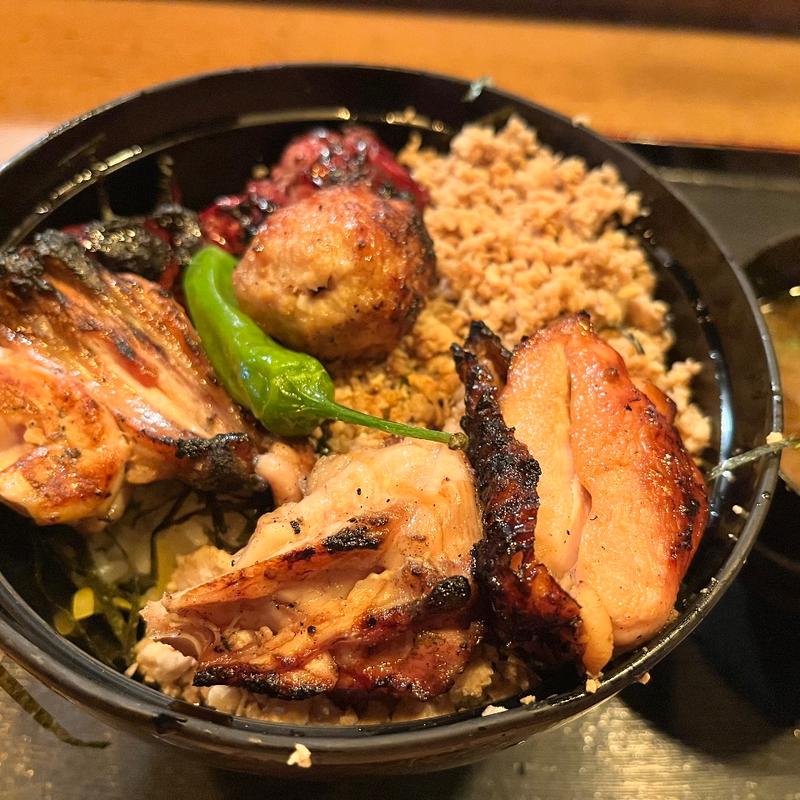 焼き鳥丼(鳥与志)