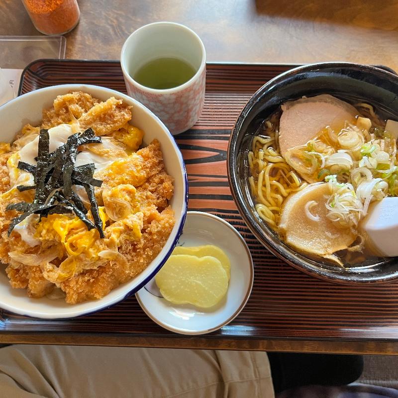 カツ丼ラーメンセット(だるま軒 )
