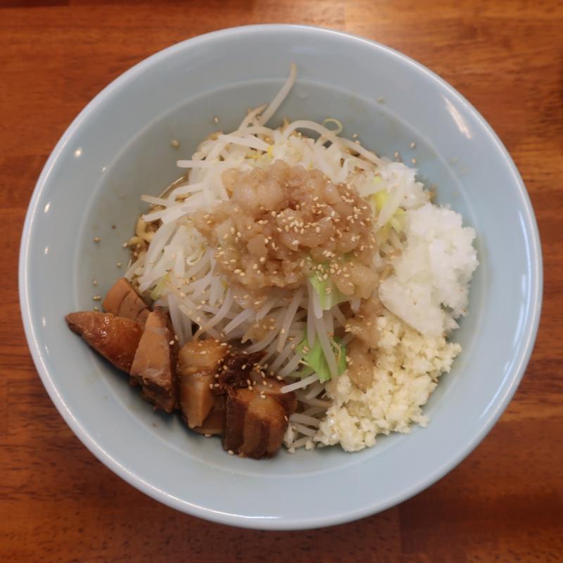 まぜ麺(汁麺屋 どっぷりしやがれ)