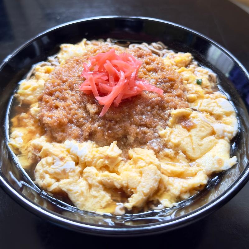 メンチカツとじ蕎麦(ベルクス 東墨田店)