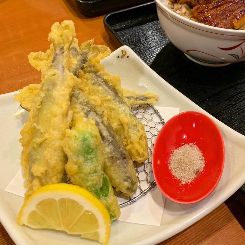 稚あゆ天ぷら(別亭 空海)