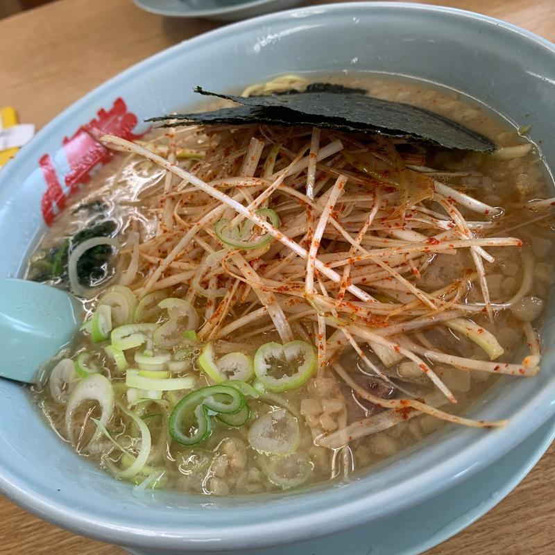 醤油ピリ辛ネギラーメン中盛(ラーメン山岡家 北広島店)