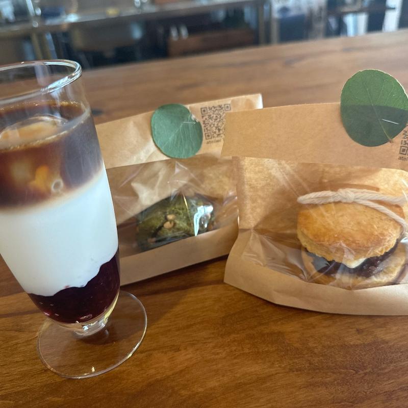 ミルクコーヒー＆スコーン(nativeland coffee)