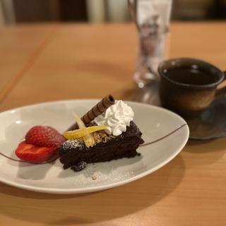 チョコケーキ(ナベエズ・カフェ)