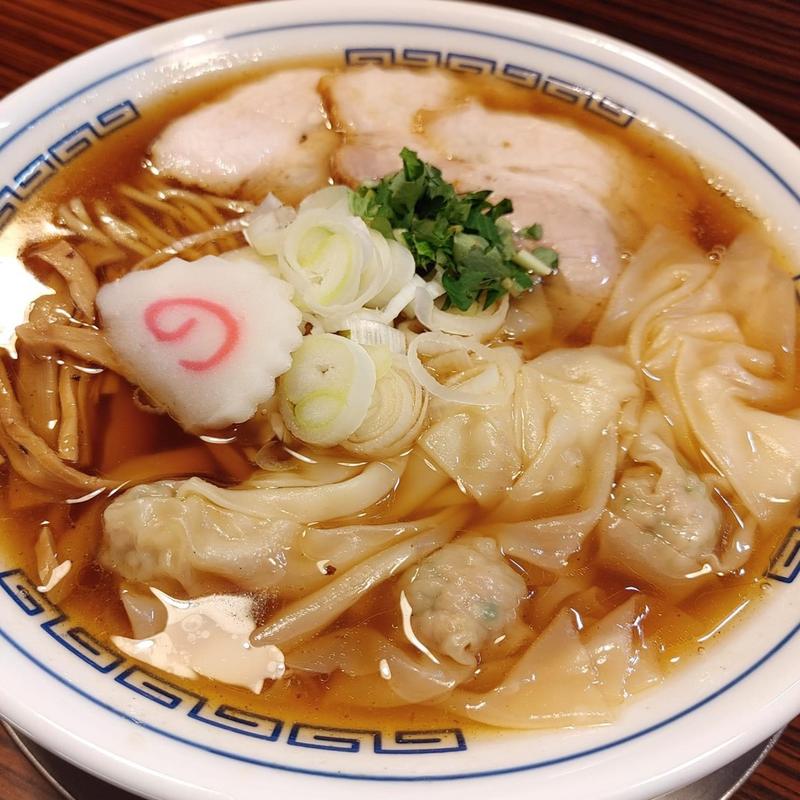 ワンタンそば(秋刀鮪だし 宣久)