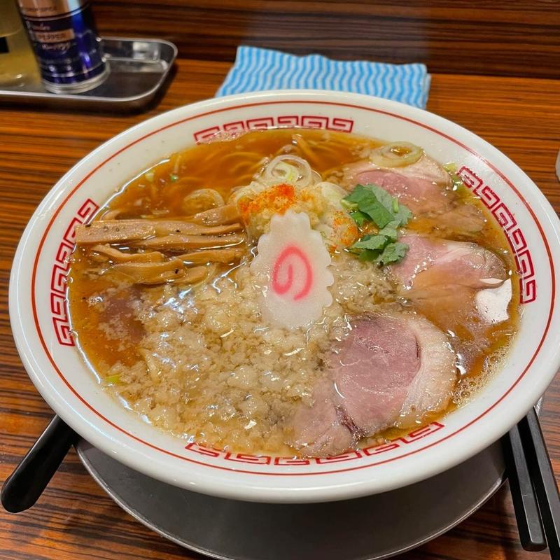 背脂生姜そば(秋刀鮪だし 宣久)