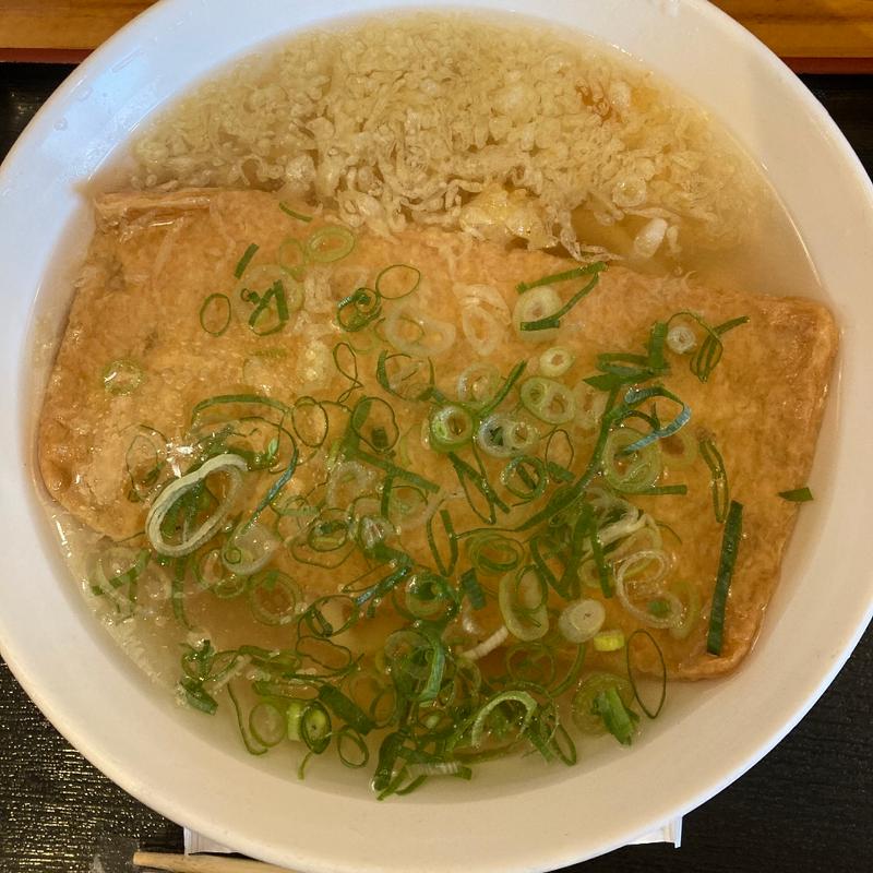 きつねうどん（冷）(地子田製麺所 （地子田製麺授産所　梵天屋）)