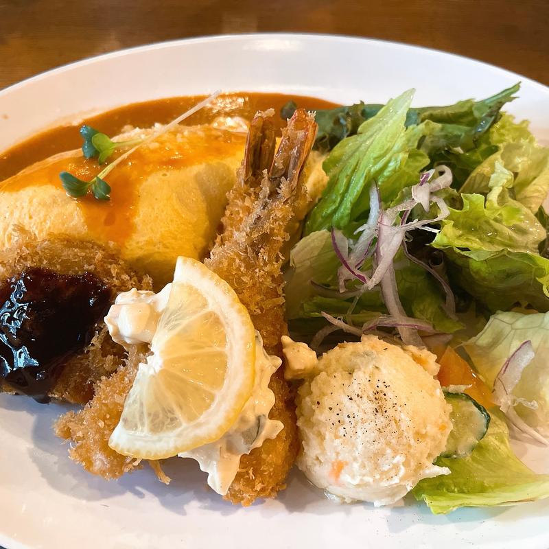 オムライスCプレート(グリルヤマモト)