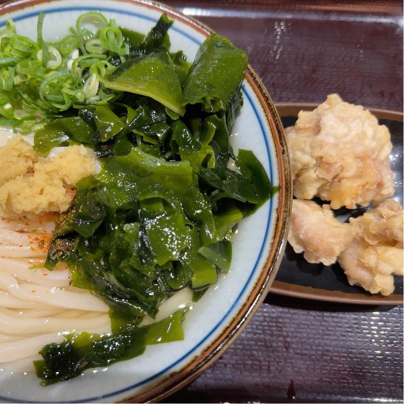 わかめうどん(香川一福みなとみらい店)