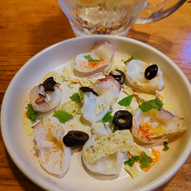 水タコの炙り スペイン風(蒸気屋 本店)