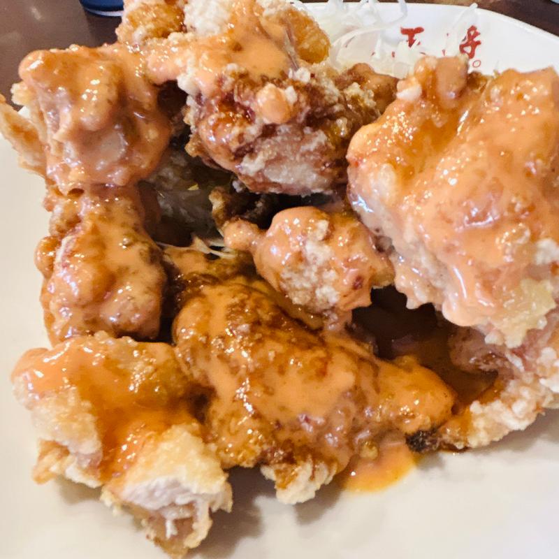 高知のチキンナンバン定食(大阪王将 梅田太融寺店)