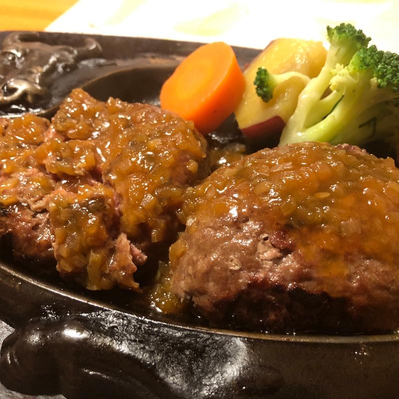 げんこつハンバーグ(炭焼きレストランさわやか 吉田店 )