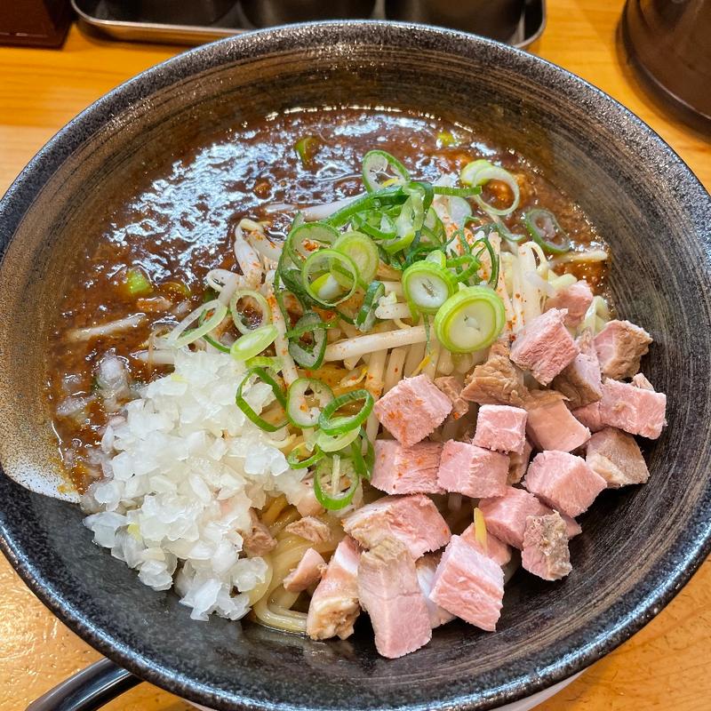 味噌混ぜそば(中華そば おしたに)