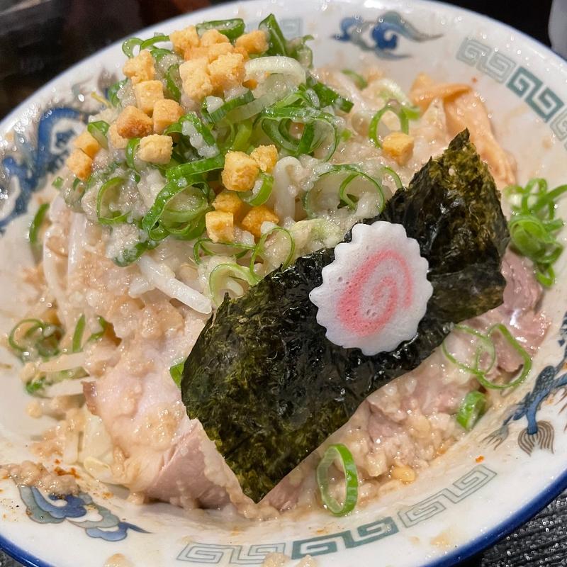 まぜそば肉増し(無鉄砲しゃばとん)