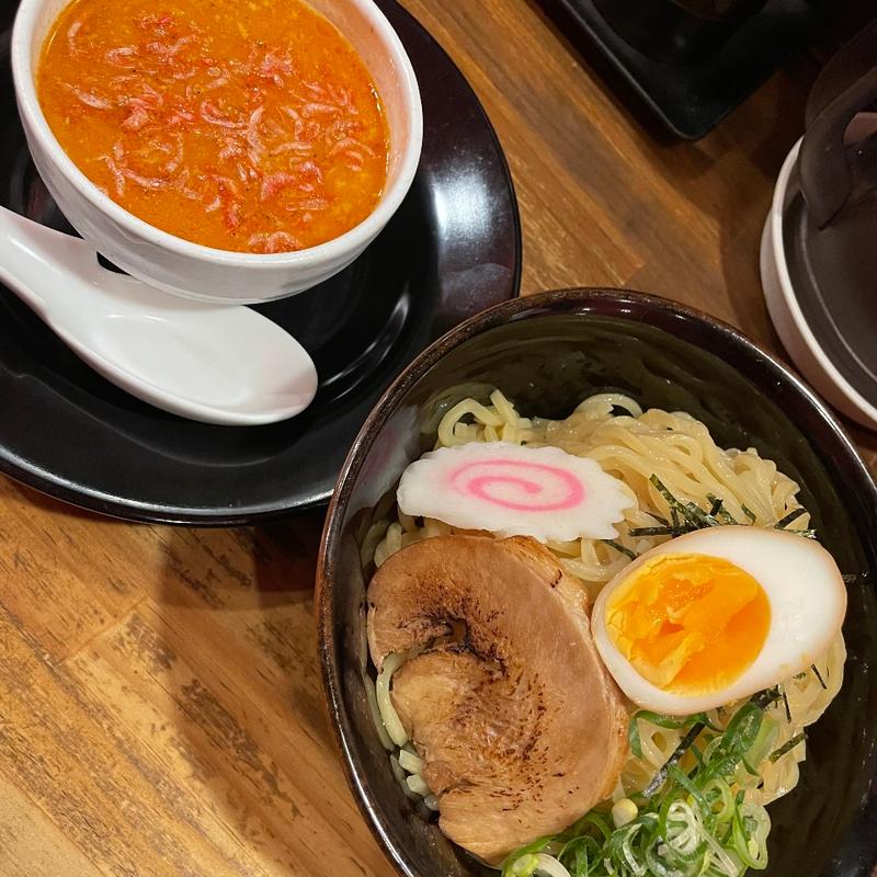 海老つけ麺(麺舎 いっとう 奈良富雄店)