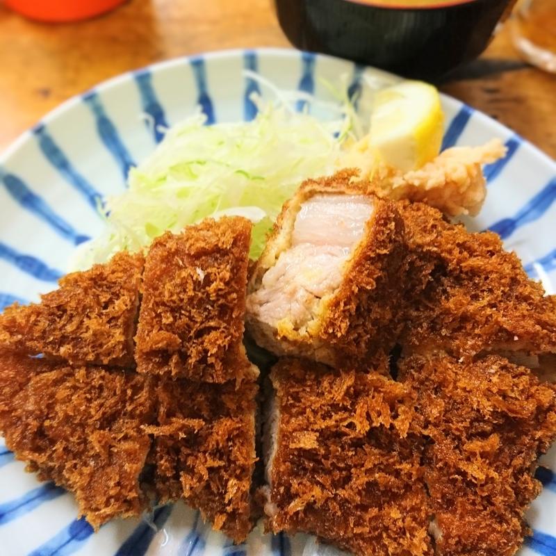 ロースカツ定食(小田保 場外店)