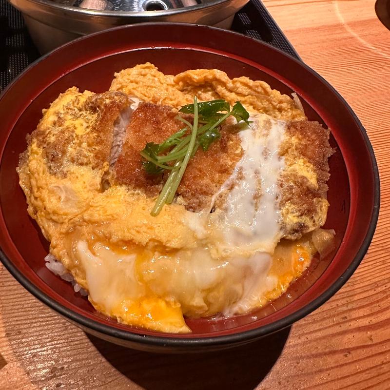 黒豚カツ丼セット(黒豚しゃぶしゃぶ 島津)