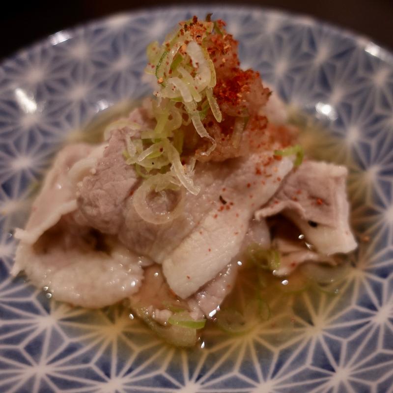 豚しゃぶ(おでん屋 はやし)