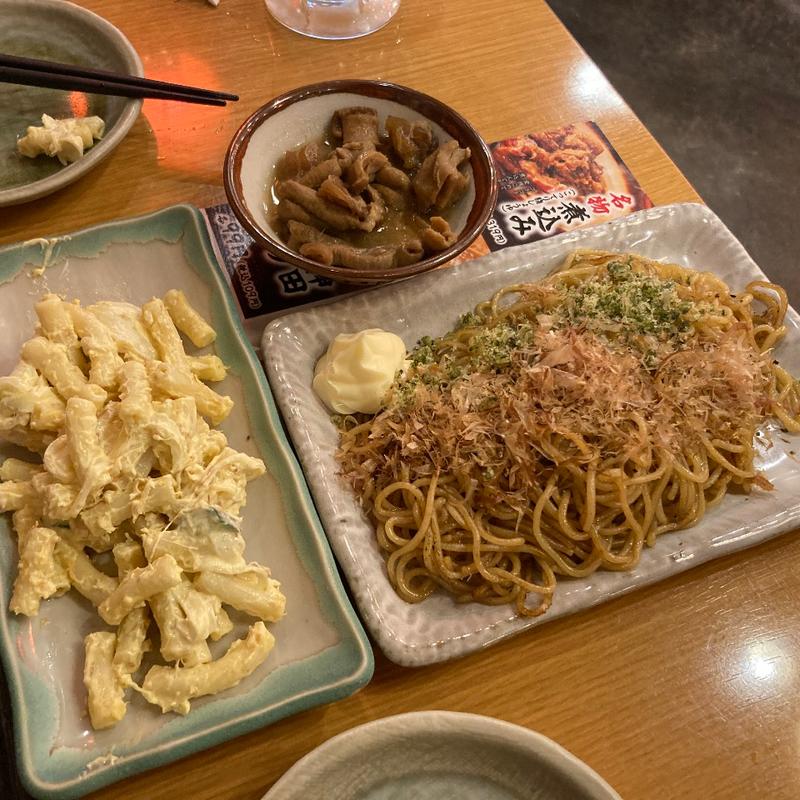 酒場のソースやきそば(一軒め酒場 高田馬場店)