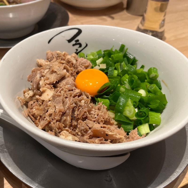 肉冷し釜玉(中華そば・焼きめし　フラン軒)