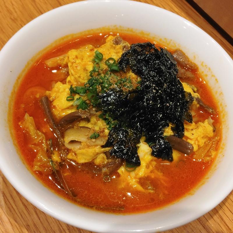 ユッケジャンクッパ　ハーフ(ビーフキッチン 渋谷店)