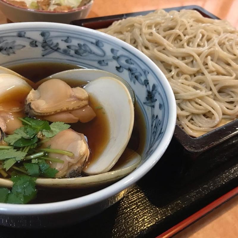 はまぐりせいろう(そば処 弁天(べんてん))