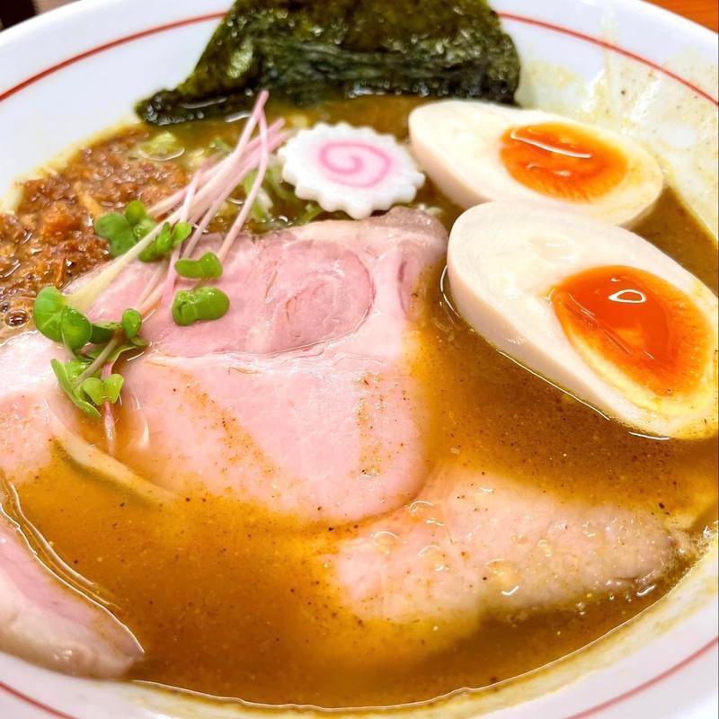 カレー煮干しらーめん(麺屋うさぎ 泉田中)