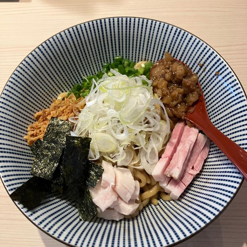 みたらしまぜそば(長男、もんたいちお)