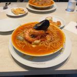 海の幸とトマトのスパゲティー(IVOホームズパスタトラットリア 渋谷PART2)
