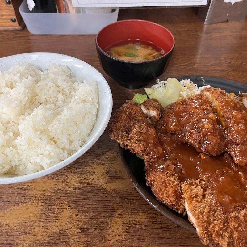 ジャンボチキン定食(ハイライト食堂 御池店 )