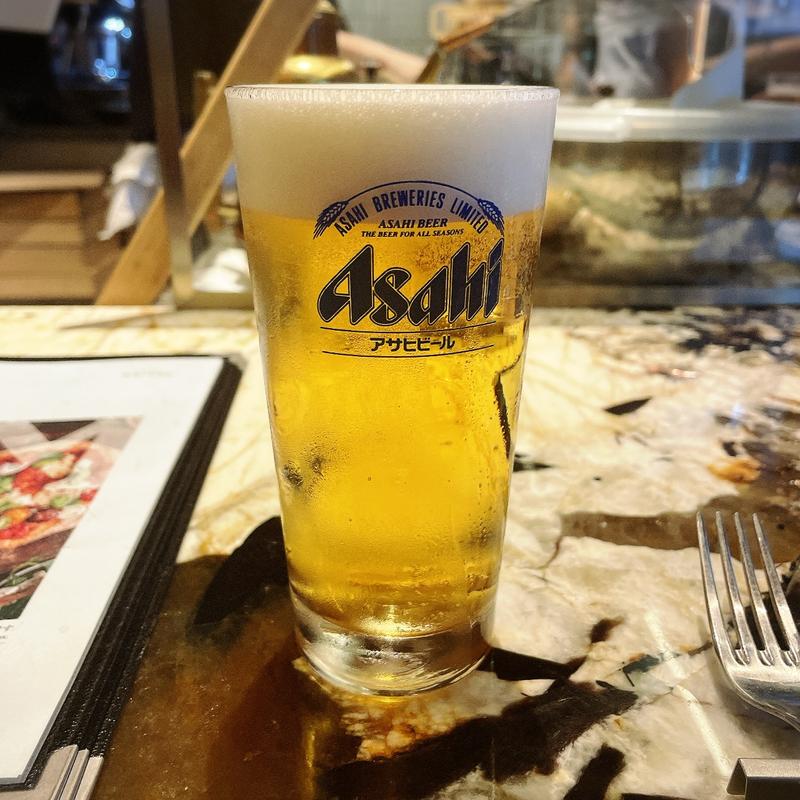 アサヒスーパードライ 生ビール(pizza marumo)