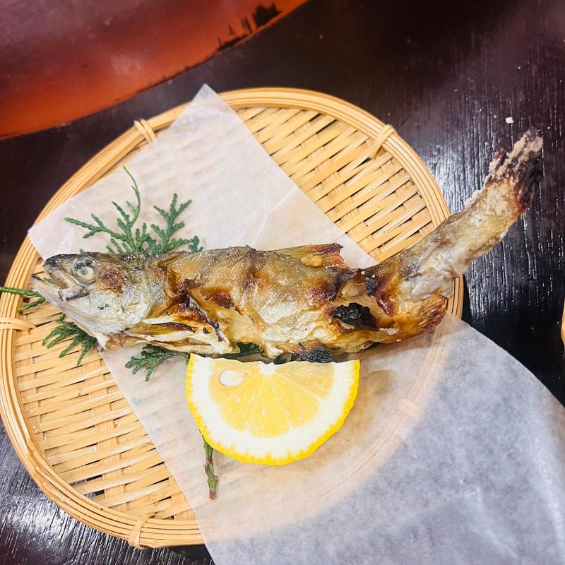 アヤメの塩焼き(千穂の家　元祖流しソーメン)