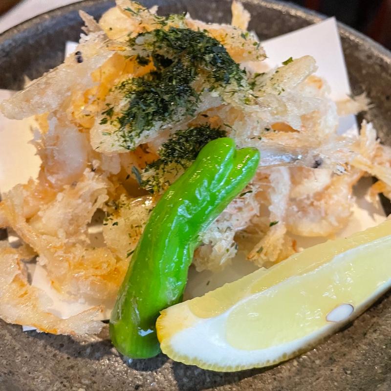 白エビの唐揚げ(味噌坐 玉響)