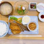 こだわりアジフライプレート(ふぐ料理と有機野菜　とく山)