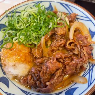 鬼おろし肉ぶっかけうどん(丸亀製麺三木)