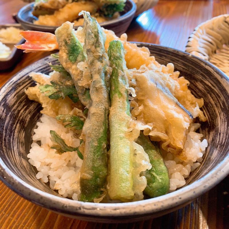 そば0.5/ミニ天丼(にし乃 )