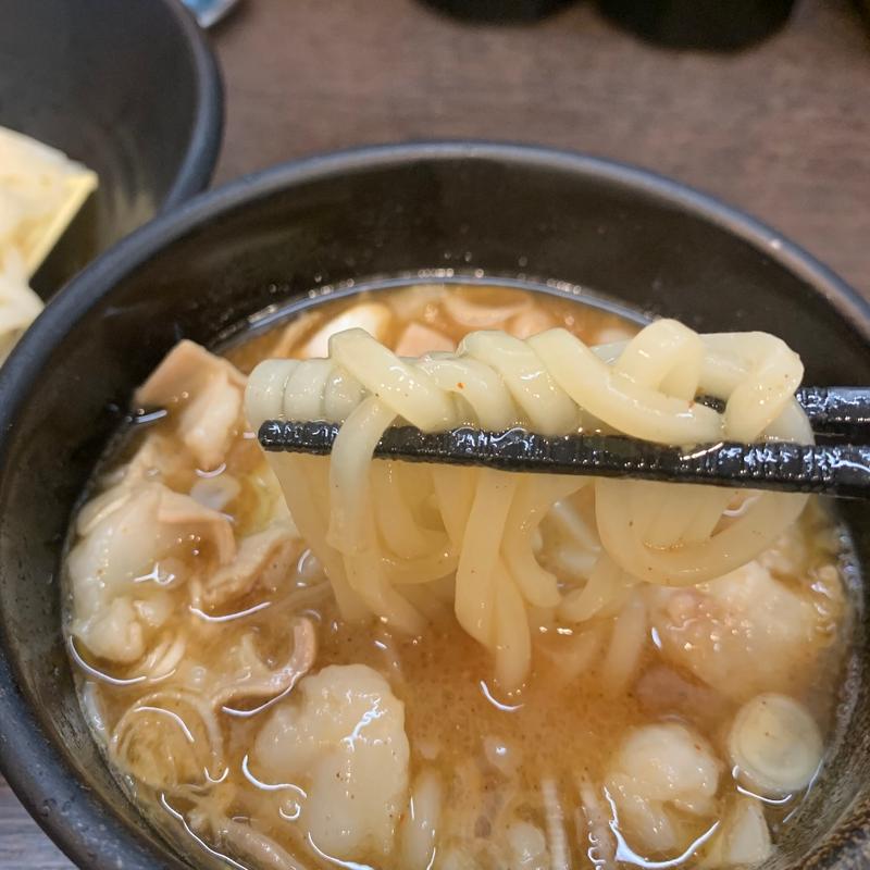 もつつけ麺(麺屋まるきゅう 大阪ミナミ堺筋店)