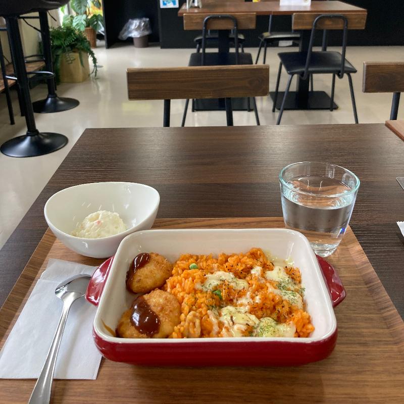 チキンライス 大盛(キタカイカフェ&バー)