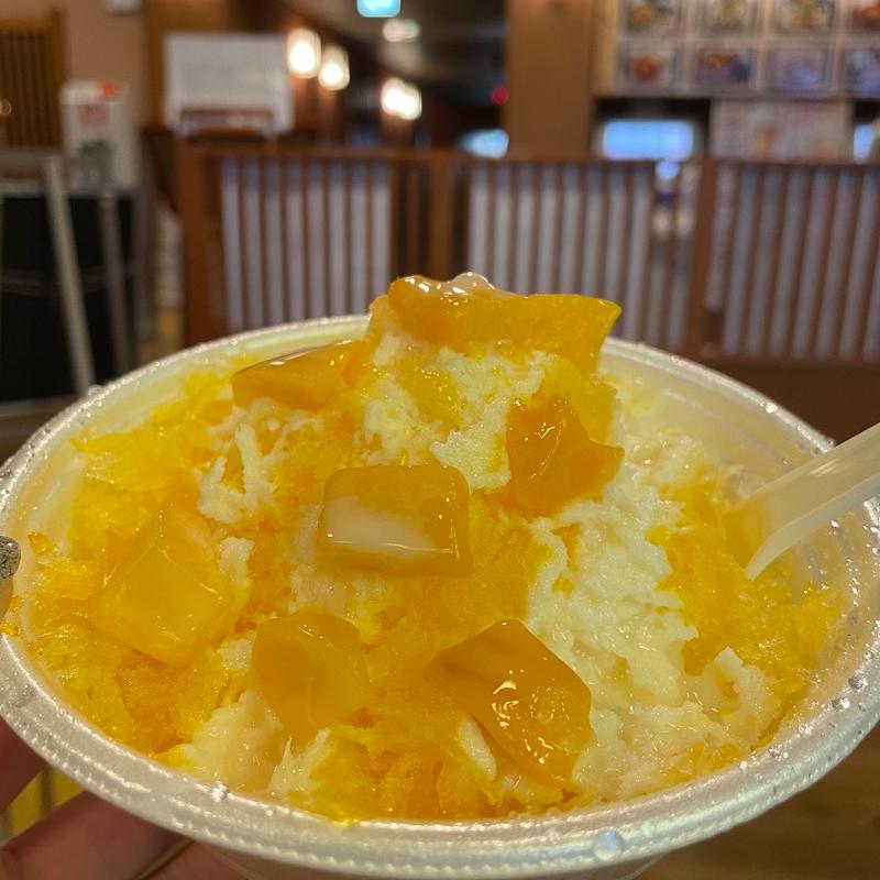 マンゴー練乳かき氷(麒麟亭 （よみうりランド丘の湯施設内） )