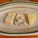 チーズ三種盛り