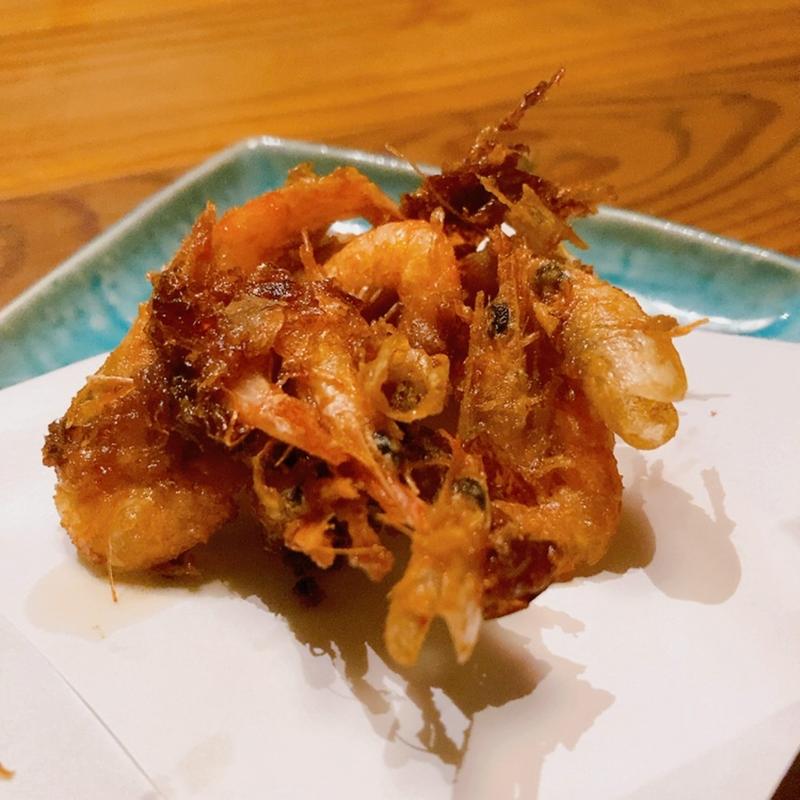 小海老の唐揚げ（ディナーコース）(上田商店街)