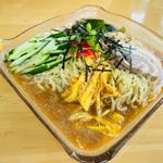 冷やし中華＋Bセット(半餃子＋小ライス＋甘酢生姜)