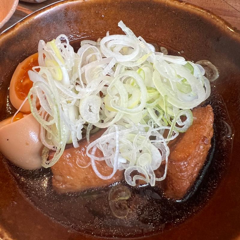 豚角煮(うどん山長 恵比寿店)