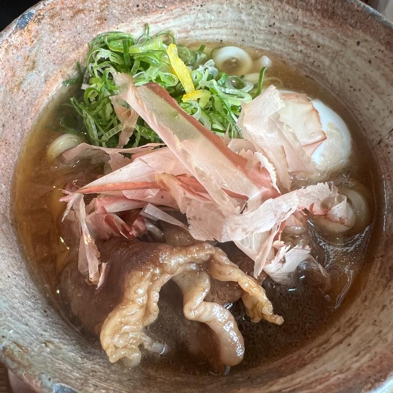 肉うどん(うどん山長 恵比寿店)