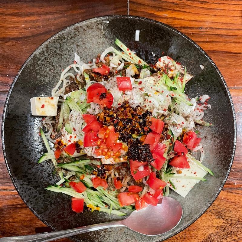 冷やしマーボー豆腐麺(いが嵐倉庫 )